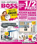 SB Möbel Boss Prospekt für Mönchengladbach mit 20 Seiten SB Möbel Boss Prospekt für Mönchengladbach: "Der Wohlfühl-Discounter", 20 Seiten, 28.09.2020 - 04.10.2020