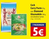 Cock Curry Paste oder  Diamond Glasnudeln Angebote bei famila Nordost Neustadt für 5,00 €