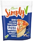 Veganer Pizzakäse im REWE Prospekt Veganer Pizzakäse von Simply V im aktuellen REWE Prospekt für 1,99 €