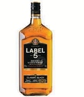 Blended Scotch Whisky Classic Black 40° - Label 5 - Super U à Colomiers Blended Scotch Whisky Classic Black 40° - Label 5 en promo chez Super U Colomiers à 16,50 €