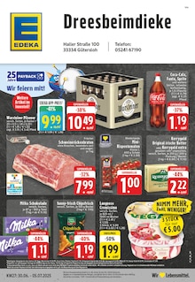 Aktueller EDEKA Prospekt "Aktuelle Angebote" Seite 1 von 24 Seiten für Gütersloh