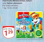 Miniwürstchen Angebote von Ferdi Fuchs bei GLOBUS Wiesbaden für 1,29 €