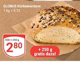 Kürbiskernbrot Angebote von Globus bei GLOBUS Gera für 2,80 €