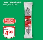 Edelsalami Weiß von Jeden Tag im aktuellen GLOBUS Prospekt