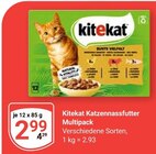 Katzennassfutter Multipack im Angebot bei GLOBUS in Salzgitter Katzennassfutter Multipack Angebote von Kitekat bei GLOBUS Salzgitter für 2,99 €