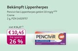 Pencivir bei Lippenherpes getönt 10 mg/g Creme Angebot in Fockendorf Pencivir bei Lippenherpes getönt 10 mg/g Creme im aktuellen Prospekt bei mea - meine apotheke in Fockendorf