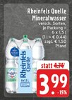 Aktuelles Mineralwasser Angebot bei E center in Duisburg ab 3,99 €