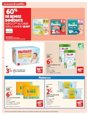 Promos Couches dans le catalogue "FÊTONS PÂQUES" de Auchan Hypermarché Couches en promo dans le catalogue Auchan Hypermarché à la page 44