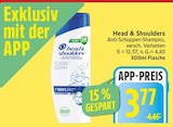 Anti-Schuppen-Shampoo Angebote von Head & Shoulders bei EDEKA Berlin für 3,77 €