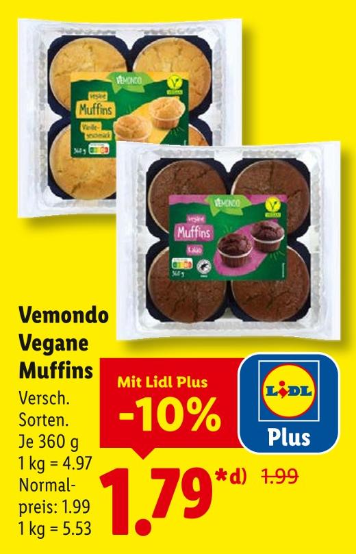 Vegane Muffins Schoko