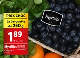 Myrtilles en promo chez Lidl Perpignan à 1,89 €