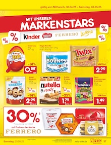 Nutella im Netto Marken-Discount Prospekt "Aktuelle Angebote" mit 44 Seiten (Karlsruhe)