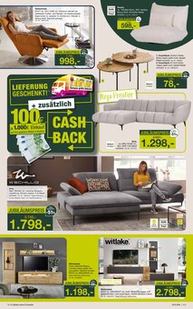 Relaxsessel im Möbel Inhofer Prospekt "ALLES IM GRÜNEN BEREICH" mit 12 Seiten (Augsburg)