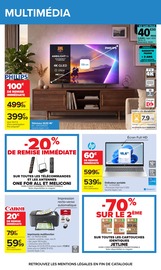 Promos Télévision dans le catalogue "Carrefour" de Carrefour Télévision en promo dans le catalogue Carrefour à la page 60