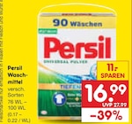 Aktuelles Waschmittel Angebot bei Netto Marken-Discount in Hamburg ab 16,99 €
