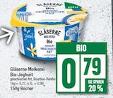 Bio-Joghurt von Gläserne Molkerei im aktuellen EDEKA Prospekt