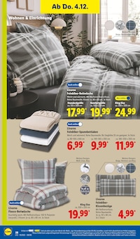 Bettwäsche im Lidl Prospekt "LIDL LOHNT SICH" mit 70 Seiten (Karlsruhe)