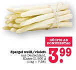 Aktuelles Spargel weiß/violett Angebot bei E center in Heidelberg ab 3,99 €