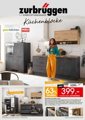 Badmöbel im Zurbrüggen Prospekt in Bremerhaven Aktueller Zurbrüggen Prospekt mit Badmöbel, "Küchenblöcke", Seite 1