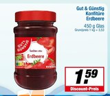 Aktuelles Konfitüre Erdbeere Angebot bei EDEKA in Osnabrück ab 1,59 €
