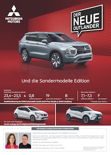 Aktueller Mitsubishi Prospekt "Mitsubishi Angebote" Seite 1 von 8 Seiten