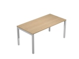 Bureau droit Trend - L140 - pieds arches - plateau imitation chêne - Artarredi en promo chez Bureau Vallée Saint-Cloud à 299,00 €