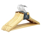 Cintre en bois avec crochet métal 10 pièces L44,5cm dans le catalogue Gifi