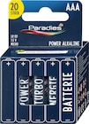 Batterien Power Micro AAA LR03 20er Pack Angebote von Paradies bei dm-drogerie markt Rostock für 3,65 €