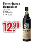 Magenbitter von Fernet-Branca im aktuellen Trinkgut Prospekt für 12,99 €