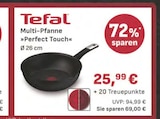 Multi-Pfanne Perfect Touch Angebote von Tefal bei E center Schweinfurt für 25,99 €