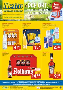 Bier im Netto Marken-Discount Prospekt "DER ORT, AN DEM DU IMMER AUSGEZEICHNETE PREISE FINDEST." mit 6 Seiten (Villingen-Schwenningen)