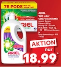 Vollwaschmittel oder Colorwaschmittel Angebote von ARIEL bei Kaufland Rosenheim für 18,99 €