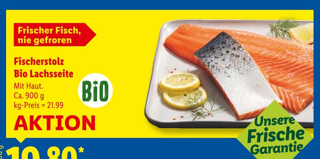Bio Lachsseite