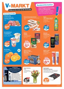 Steak im V-Markt Prospekt "V-Markt einfach besser einkaufen" mit 26 Seiten (Regensburg)