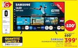 Téléviseur 55" QLED - SAMSUNG en promo chez Super U Livry-Gargan à 399,00 €