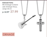 Edelstahl-Kette mit Anhänger E-Gitarre Angebote von ORNAGÉ bei GLOBUS Weimar für 27,99 €