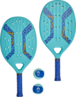 Set 2 raquettes paddle des Jeux Olympiques de Paris 2024 - PARIS 2024 à 19,99 € dans le catalogue Carrefour