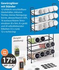 Gewürzgläser mit Ständer im aktuellen V-Markt Prospekt für 17,99 €