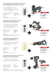 Bohrmaschine im RHG Baucentrum Prospekt in Plauen Aktueller RHG Baucentrum Prospekt mit Bohrmaschine, "Mega Deals mit Metabo", Seite 2