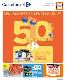 Prospectus Carrefour de la semaine "Les journées belles et rebelles" avec 1 pages, valide du 25/06/2024 au 08/07/2024 pour Leulinghem et alentours