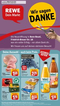 Aktueller REWE Prospekt "Dein Markt" Seite 1 von 28 Seiten für Bonn