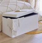 Banc coffre clara bouclette en promo chez Gifi Banc coffre clara bouclette dans le catalogue Gifi