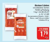 Schinken Serrano im Angebot bei Marktkauf in Erlangen Schinken Serrano Angebote von Abraham bei Marktkauf Erlangen für 1,79 €