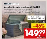 Metallaufbewahrungsbox MEGABOX im Netto Marken-Discount Prospekt Metallaufbewahrungsbox MEGABOX im aktuellen Netto Marken-Discount Prospekt für 149,99 €
