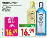 London Dry Gin Angebote von Bombay Sapphire bei Marktkauf Voerde für 16,49 €
