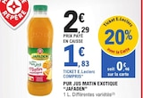 Pur jus matin exotique - JAFADEN en promo chez E.Leclerc Pur jus matin exotique - JAFADEN dans le catalogue E.Leclerc