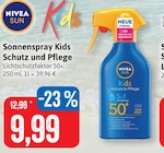 Sonnenspray Kids Schutz und Pflege Angebote von Nivea Sun bei Kaufhaus Stolz Schwerin für 9,99 €