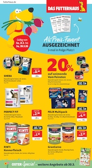 DAS FUTTERHAUS Prospekt DER FACHMARKT für Tierfreunde. mit 7 Seiten