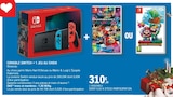 Console switch + 1 jeu au choix - Nintendo en promo chez E.Leclerc Clermont-Ferrand à 310,25 €