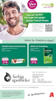 Aktueller mea - meine apotheke Prospekt (Lehrte, 4 Seiten zum blättern mea - meine apotheke Prospekt Unsere August-Angebote mit 4 Seiten